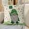 St Patricks Day Pillow Covers 18x18 Inch Gnome Shamrocks Welcome Green Home Sofa Decor Pillowcase Happy St. Patrick's Day Throw Pillows Living Room Bedroom Decorations Cushion Cases